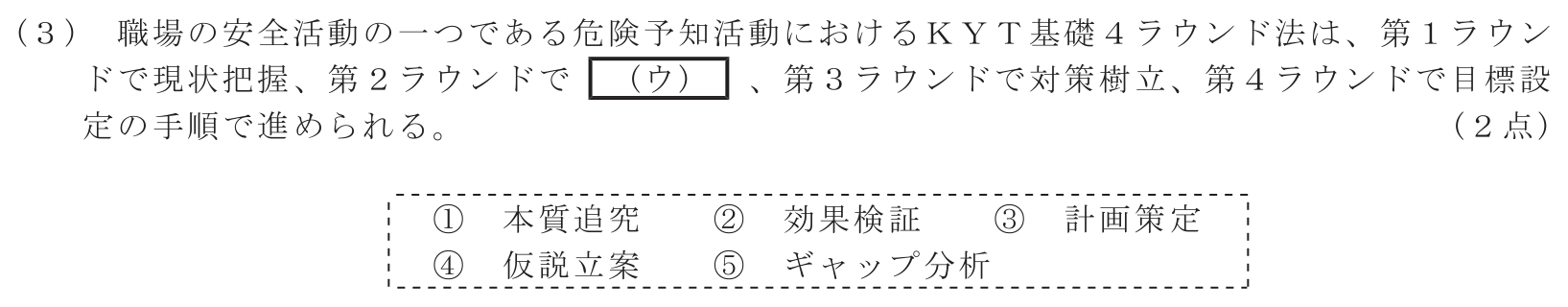 工事担任者 総合通信 端末設備の接続のための技術及び理論 第10問(3)の問題文